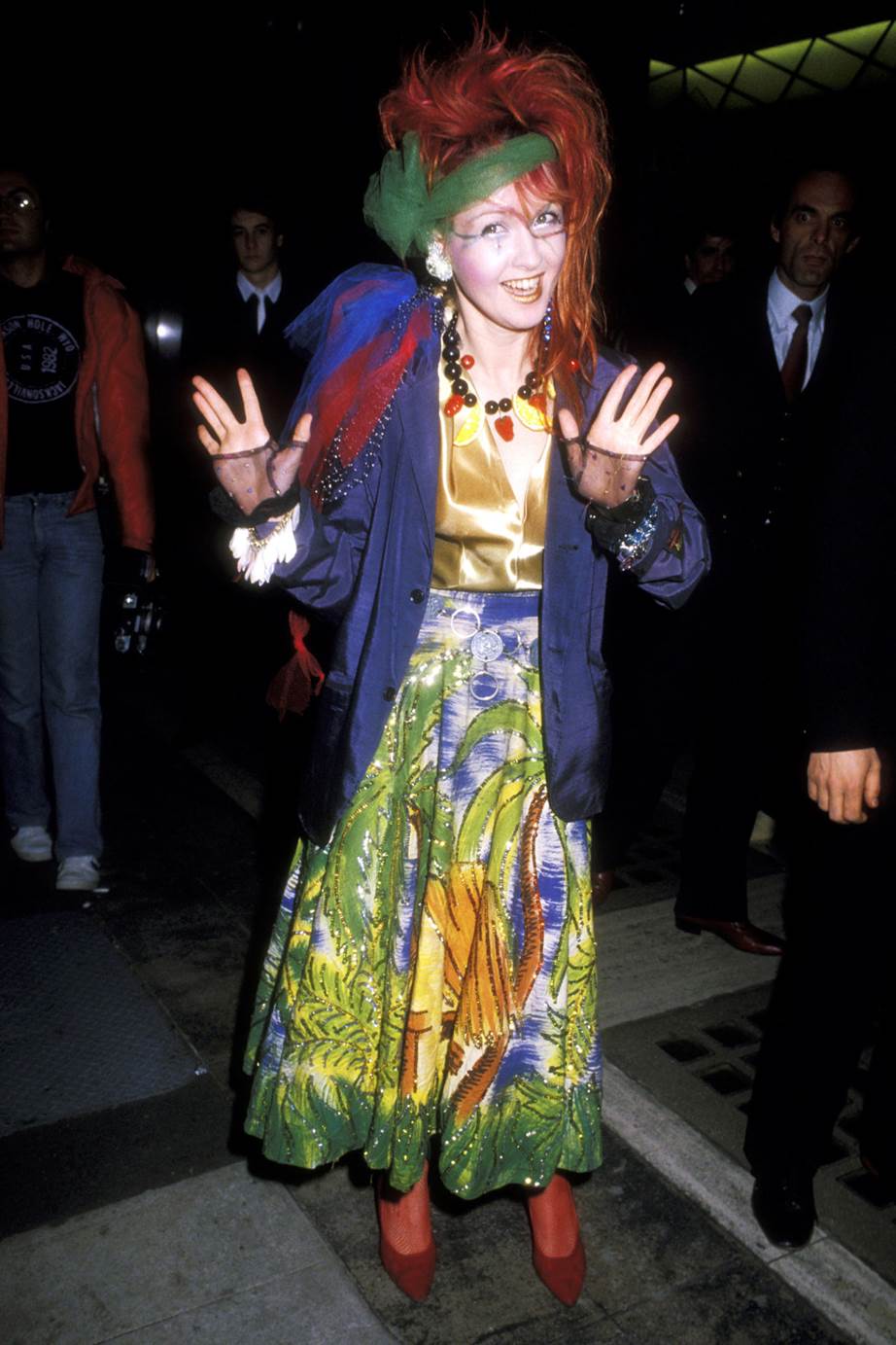 Cyndi lauper store anos 80 roupas