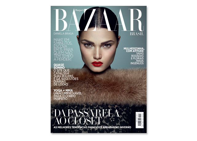 Nossa capa de abril está nas bancas! - Foto: Reprodução/Harper's Bazaar