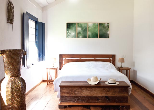 Um dos quartos do hotel fazenda - Foto: Reprodução/Harper's Bazaar