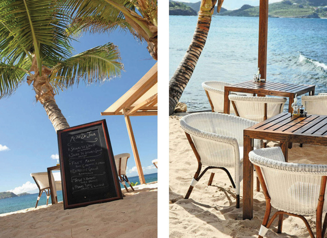 Mesinhas para tomar drinks deluxe no hotel Christopher - Fotos: Harper's Bazaar