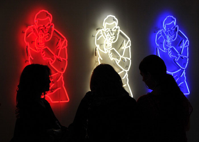Obra Target, em exposição - Foto: Divulgaçã