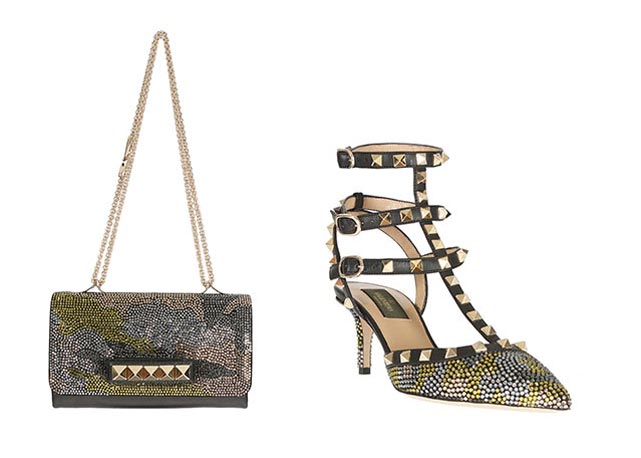 Sapato e bolsa da Camouflage Collection - Foto: Divulgação