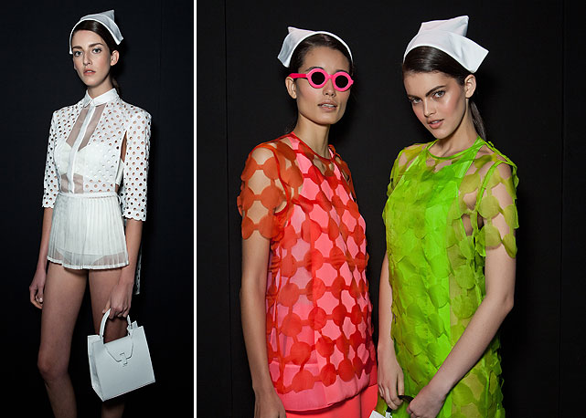 Minutos antes do desfile da 2nd Floor! - Fotos: Paulo Reis/Harper's Bazaar