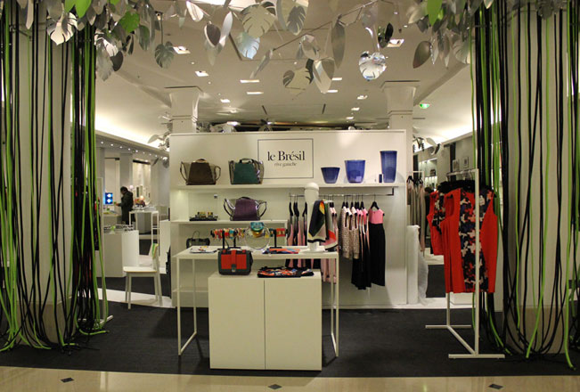 Espaço Pedro Lourenço do Le Brésil Rive no Bon Marché - Foto: Divulgação
