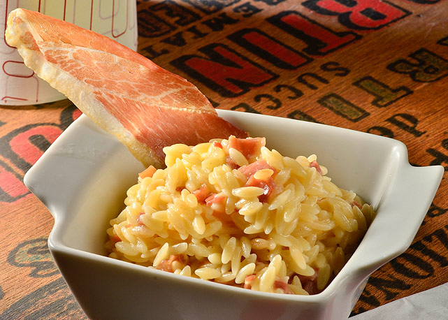 Falso risotto do Venga : Foto:Divulgação/Sergio Pegano
