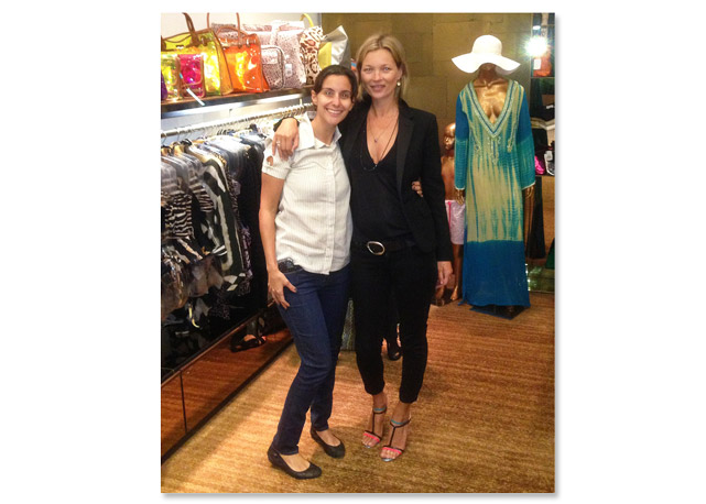  Ana Auriemo Magalhães com Kate Moss na SUB - Foto: Divulgação