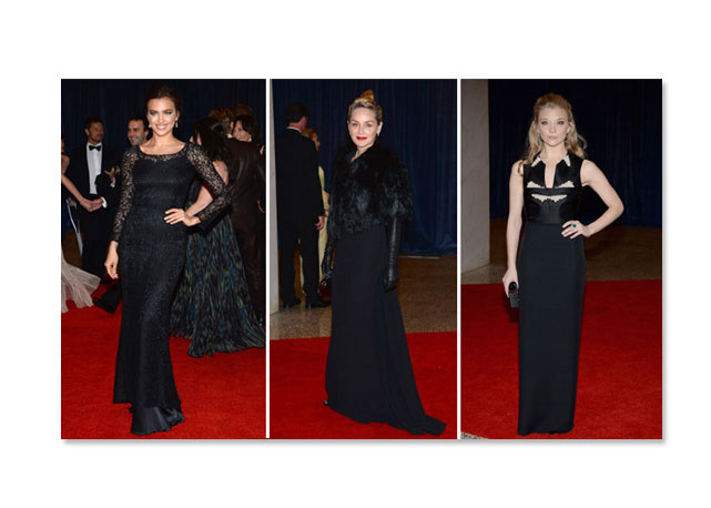 Pretinhos nada básicos de Irina Shayk, Sharon Stone e Natalie Dormer em jantar na Casa Branca - Fotos: Getty Images