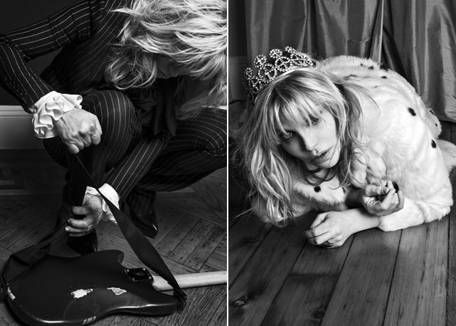 Coutney Love para a Saint Laurent Paris - Foto: Divulgação