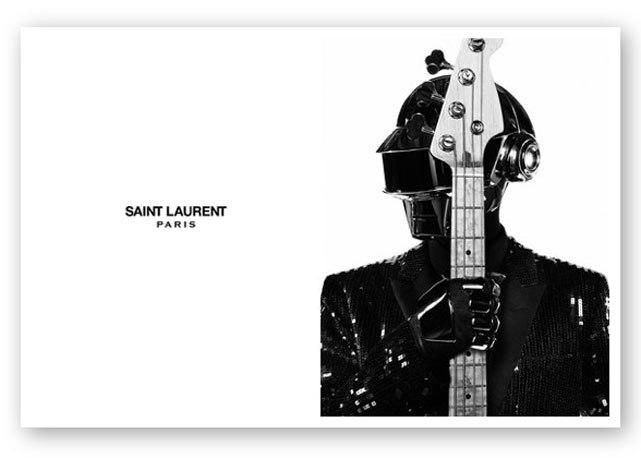 Campanha da Saint Laurent com Daft Punk - Foto: Divulgação