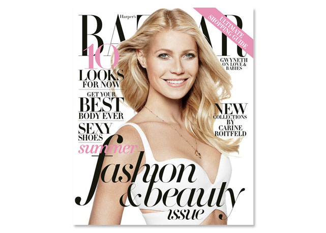 Gwyneth Paltrow na Bazaar norte-americana - Foto: Divulgação