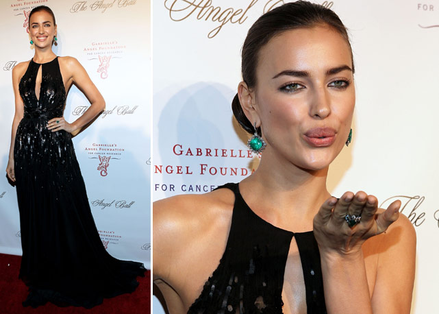 Irina no Angel Ball 2012 - Fotos : Getty Images 