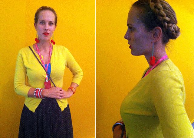 Jenny Barchfield no Fashion Rio - Foto: Anna Del Mar