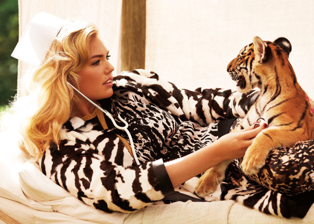 Mais Kate Upton na Bazaar de maio! - Foto: Reprodução/Harper's Bazaar