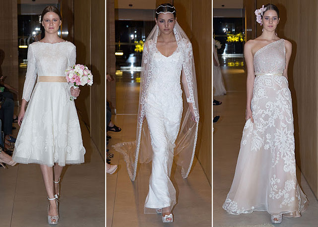 Vestidos de noiva de Lethicia Bronstein no Casar 2013 - Foto: Dri Spaca/Reprodução