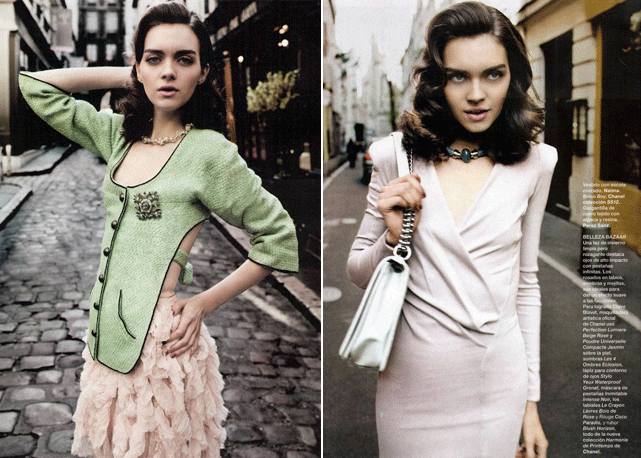 Magda em editorial em Paris para a Harper´s Bazaar Argentina - Fotos: Reprodução/Harper´s Bazaar Argentina