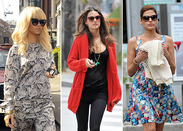 Rihanna, Alessandra Ambrosio e Eva Mendes são fãs de Thierry Lasry - Fotos: Reprodução