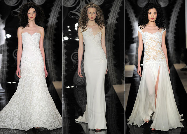 Desfile de Reem Acra no Bridal 2014 - Fotos: Getty Images