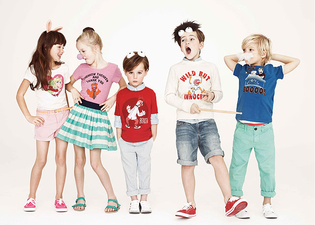 A campanha da Tommy Hilfiger em parceria com os Muppets - Foto: Reprodução