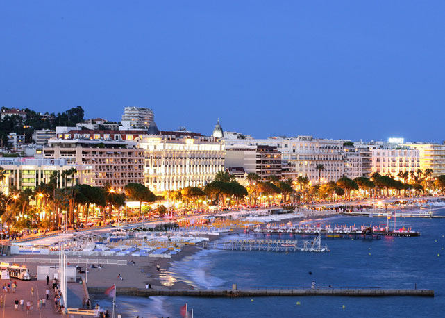 Vista aérea de Cannes - Foto: Reprodução