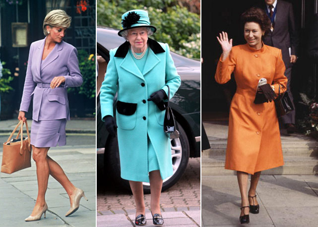 Lady Di, Rainha Elizabeth e Princesa Margaret - Fotos: Getty Images