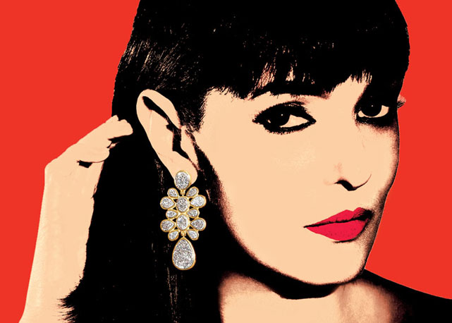 Lara Gerin também posou para o ensaio inspirado na pop art de Andy Warhol - Foto: Divulgação