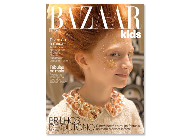 Capa da Bazaar Kids de maio - Foto: Reprodução/Harper's Bazaar