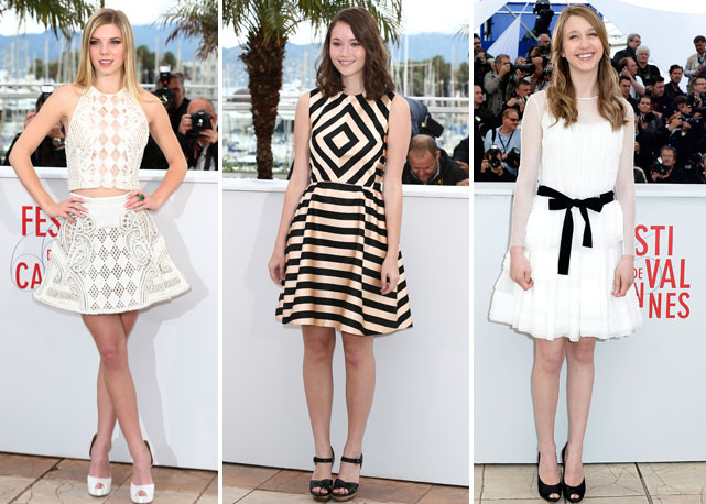 Claire Julian, Katie Chang e Taissa Fariga do elenco de "The Bling Ring" - Fotos: Getty Images