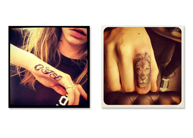 As novas tatuagens de Cara - Fotos: Reprodução/Instagram