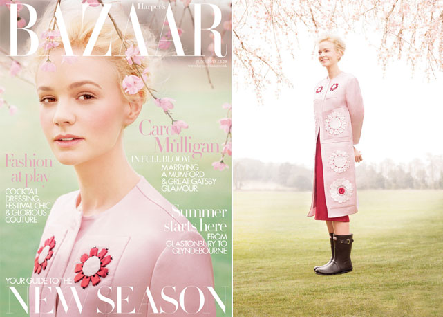 Carey Mulligan capa e recheio da Harper's Bazaar UK de junho - Fotos: Reprodução/ Harper's Bazaar UK