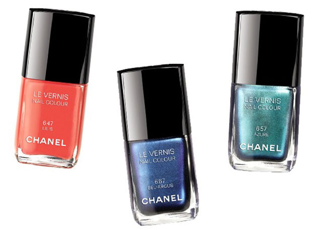 Os novos esmaltes do verão da Chanel - Foto: Divulgação