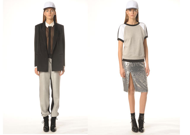 O high low dos looks da coleção de resort 2014 da DKNY nomeada de Night Sports - Fotos: Reprodução