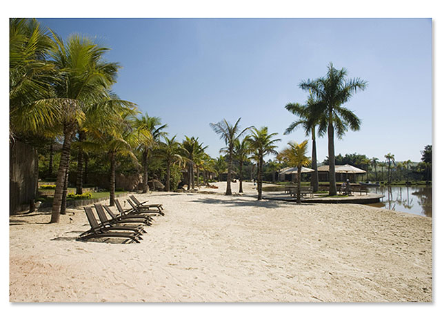 A praia de água doce da Dois Santos - Foto: Divulgação