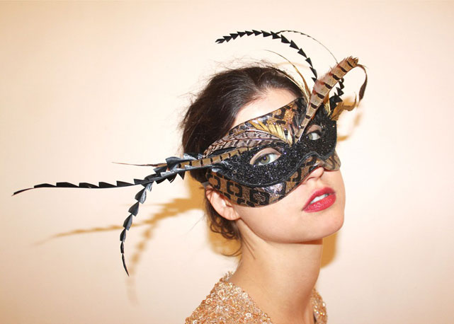 Máscara de Diane Von Furstenberg para o The Animal Ball da The Elephant Family - Foto: Reprodução