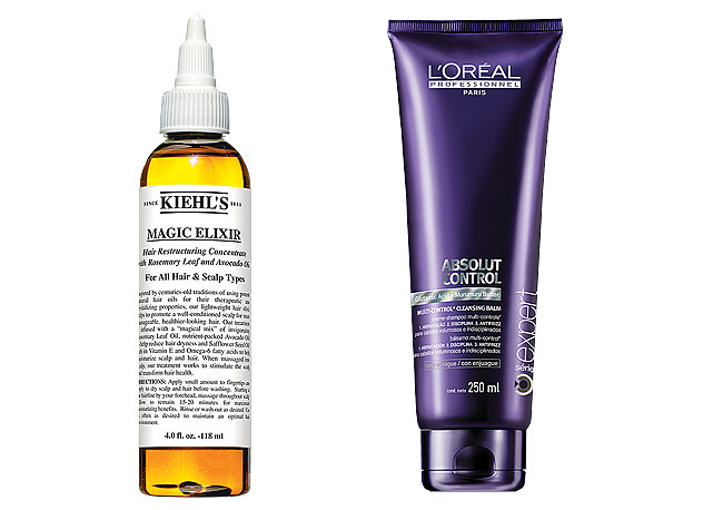 Magic Elixir (R$84), Kiehl's; Absolut Control Cleansing Balm (R$61), L' Oréal Professionnel - Fotos:Reprodução/ Harper's Bazaar