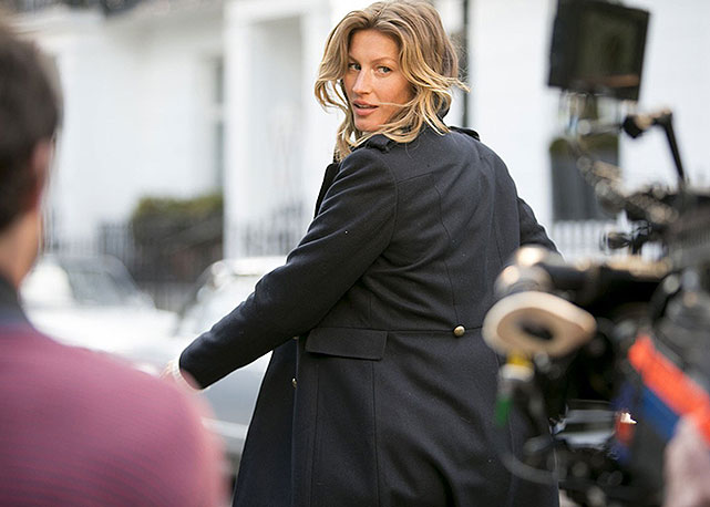 Gisele em shooting para a H&M - Foto: Reprodução