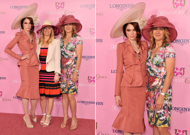 Coco Rocha, Stefanie Graf e Joyann King foram juradas de um concurso durante o Kentuck Derby - Fotos: Getty Images