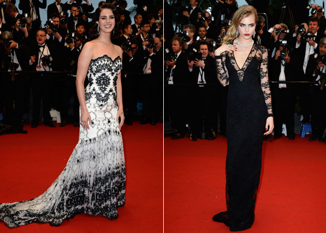 Lana Del Rey e Cara Delevingne de Burberry - Fotos: Getty Images