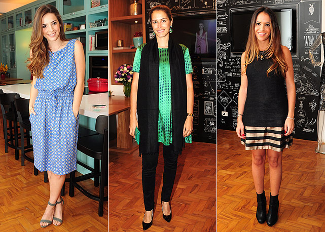 Da esquerda para a direita: Maria Tereza Toscano, Paula Linhares e Giovanna Vasone - Fotos: Divulgação/ Iara Morselli