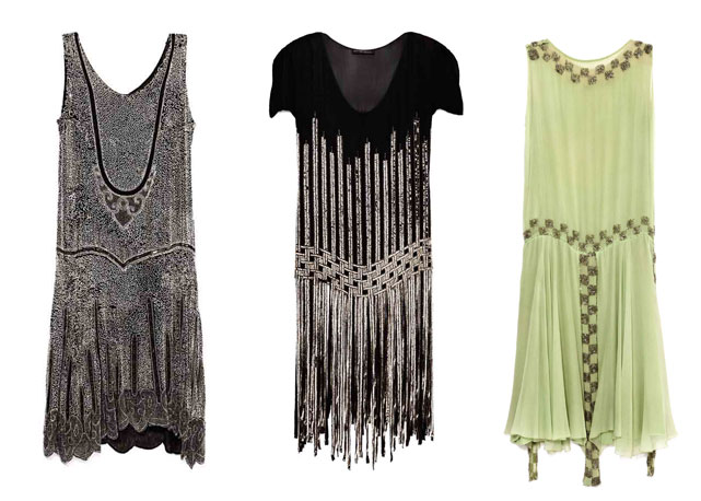 Da esq. pra dir.: vestido de seda com aplicação de pedraria U$ 4.500 (aproximadamente R$9.000); vestido com aplicação de lantejoulas U$4.600 (aproximadamente R$9.200) e mini vestido de chiffon com detalhes metálicos U$3.500 (aproximadamente R$7.000) - Fotos: Divulgação