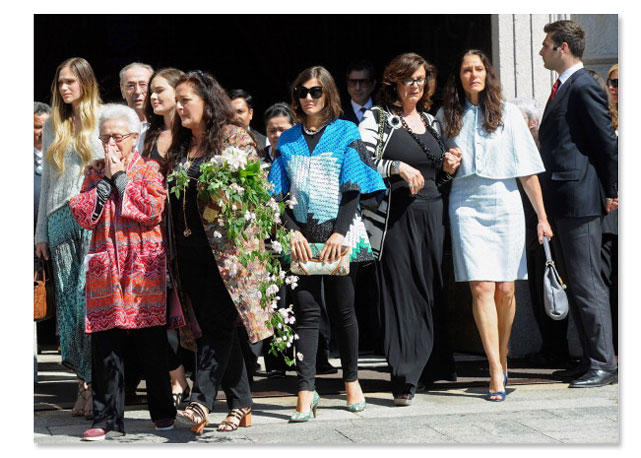ennifer Missoni, Rosita Missoni, Teresa Missoni, Angela Missoni e Margherita Missoni na Itália - Foto: Getty Images