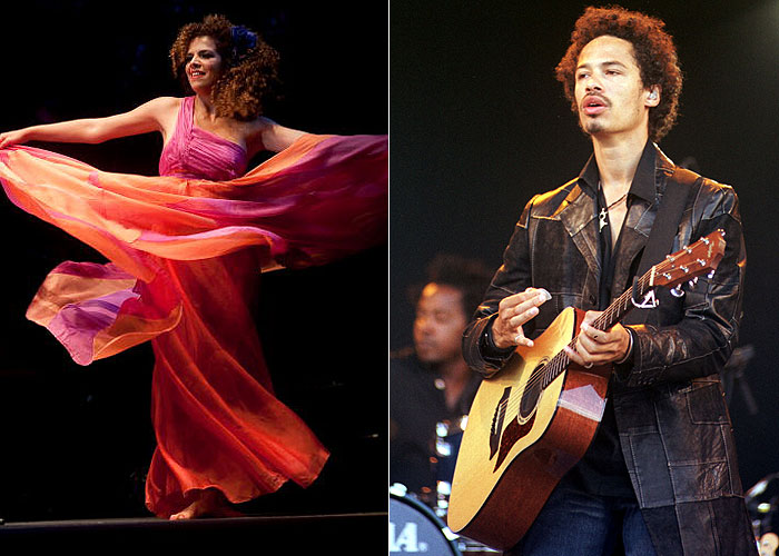 Vanessa da Mata e Eagle-Eye Cherry fazem dueto no RJ – Fotos: Getty Images