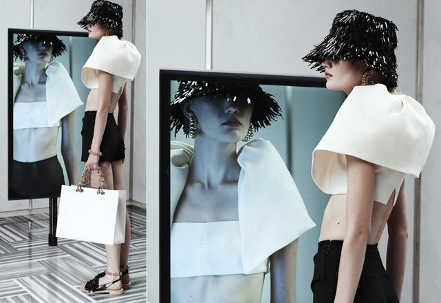 Julia Fuchs, a modelo brasileira exclusiva da Balenciaga