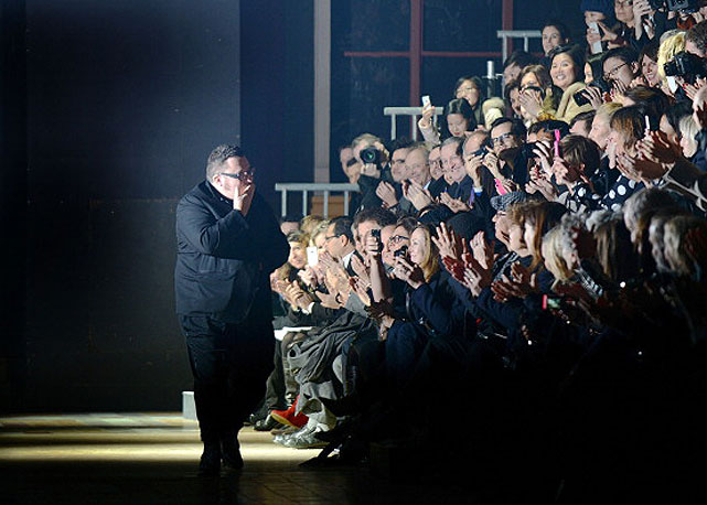 Alber Elbaz no desfile de verão 2013 da Lanvin, em Paris - Foto: Getty Images