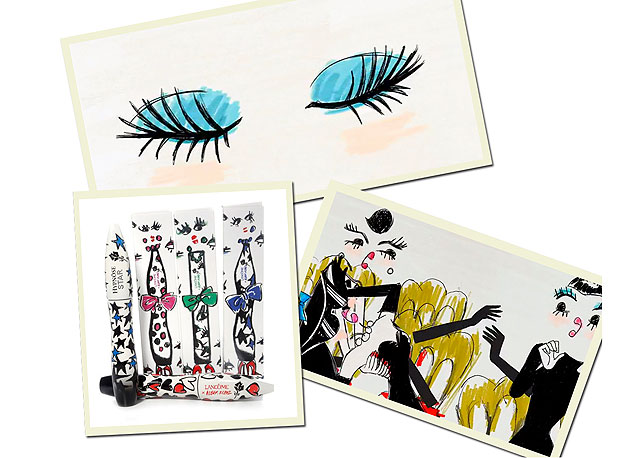 Os desenhos de Alber Elbaz para seus produtinhos da Lancôme - Foto: Divulgação