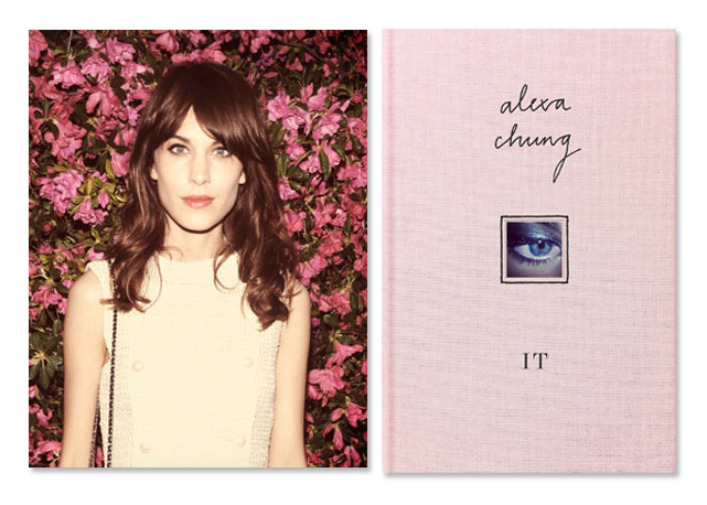 Alexa Chung divulgou a capa de seu primeiro livro, It