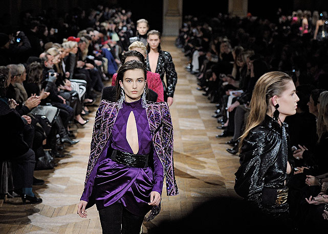 Desfile de inverno 2014 da Balmain - Foto: Getty Images