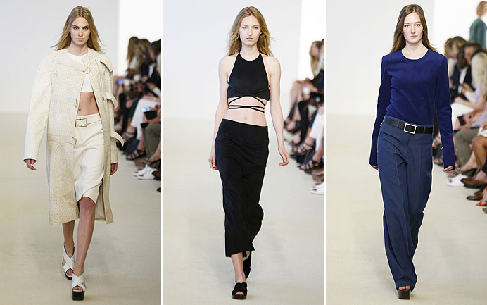 Três looks do resort 2014 da Calvin Klein - Fotos: Divulgação