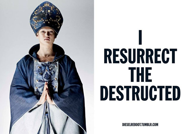 Imagem da primeira campanha de Nicola Formichetti para a Diesel - Foto: Reprodução