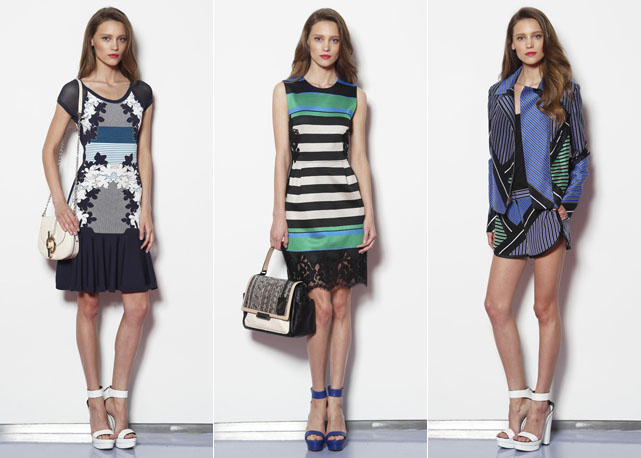 Padrões geométricos também estão entre as apostas da marca - Foto: Divulgação