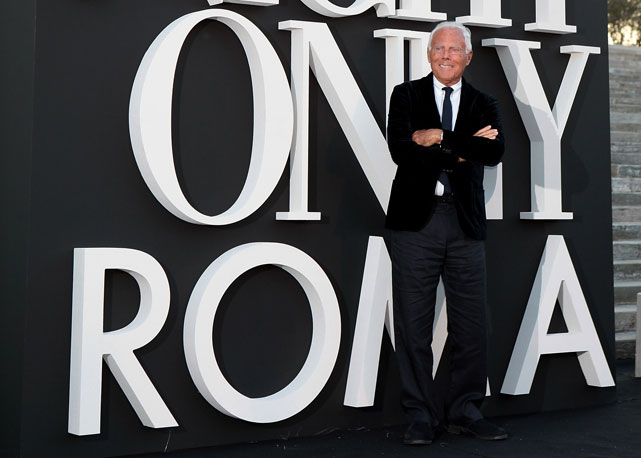 Giorgio Armani comanda a sua festa - Foto: Getty Images
